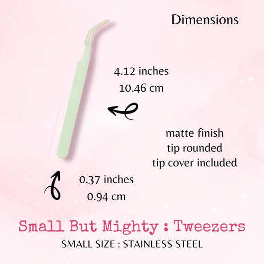Small But Mighty - Stainless Steel Tweezers - Small Size - Planner Accessories - Tools
