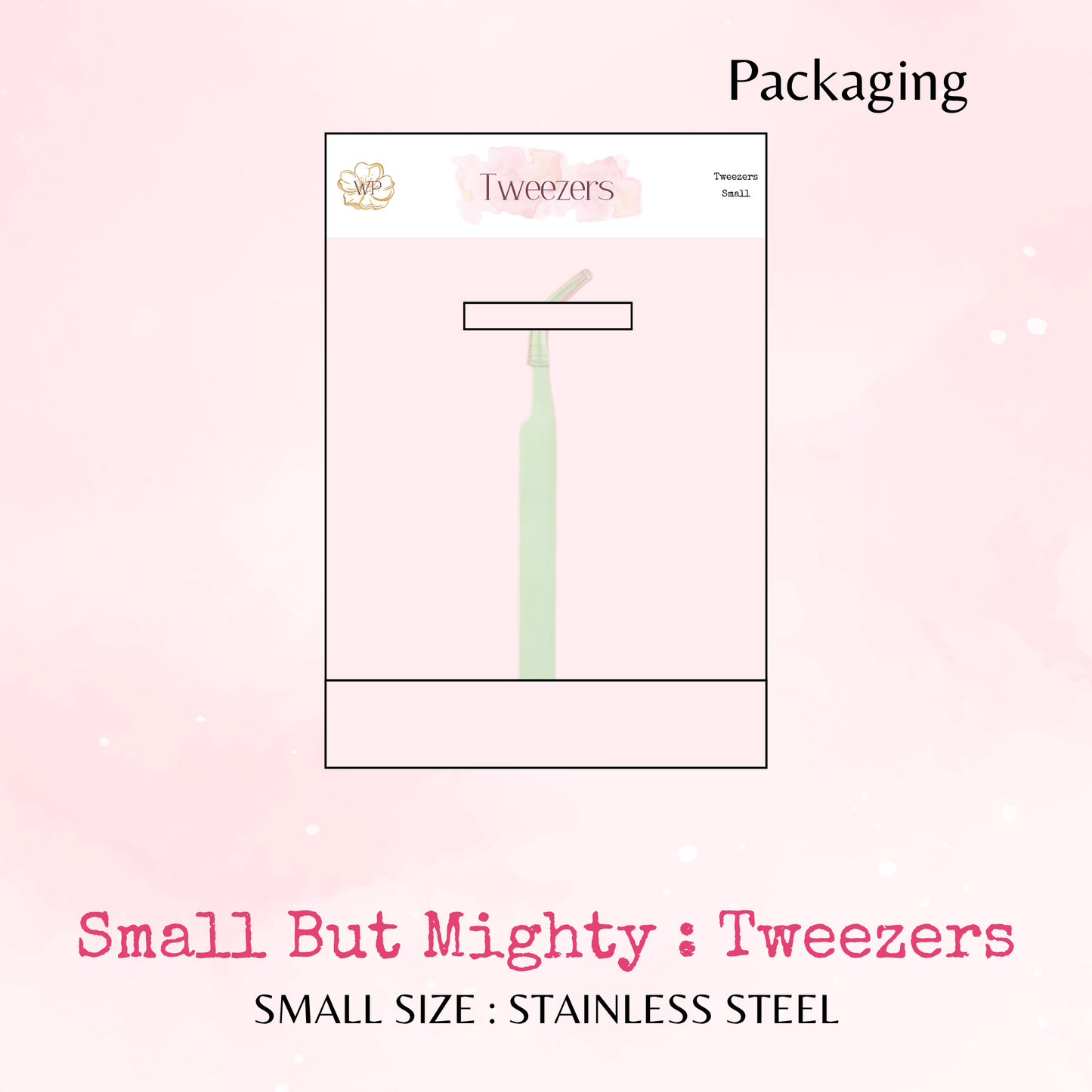 Small But Mighty - Stainless Steel Tweezers - Small Size - Planner Accessories - Tools
