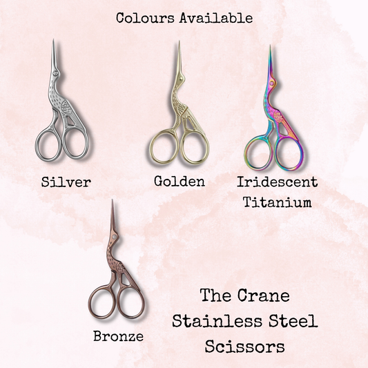 The Crane - Stainless Steel Scissors - Small Size - Planner Accessories - Tools