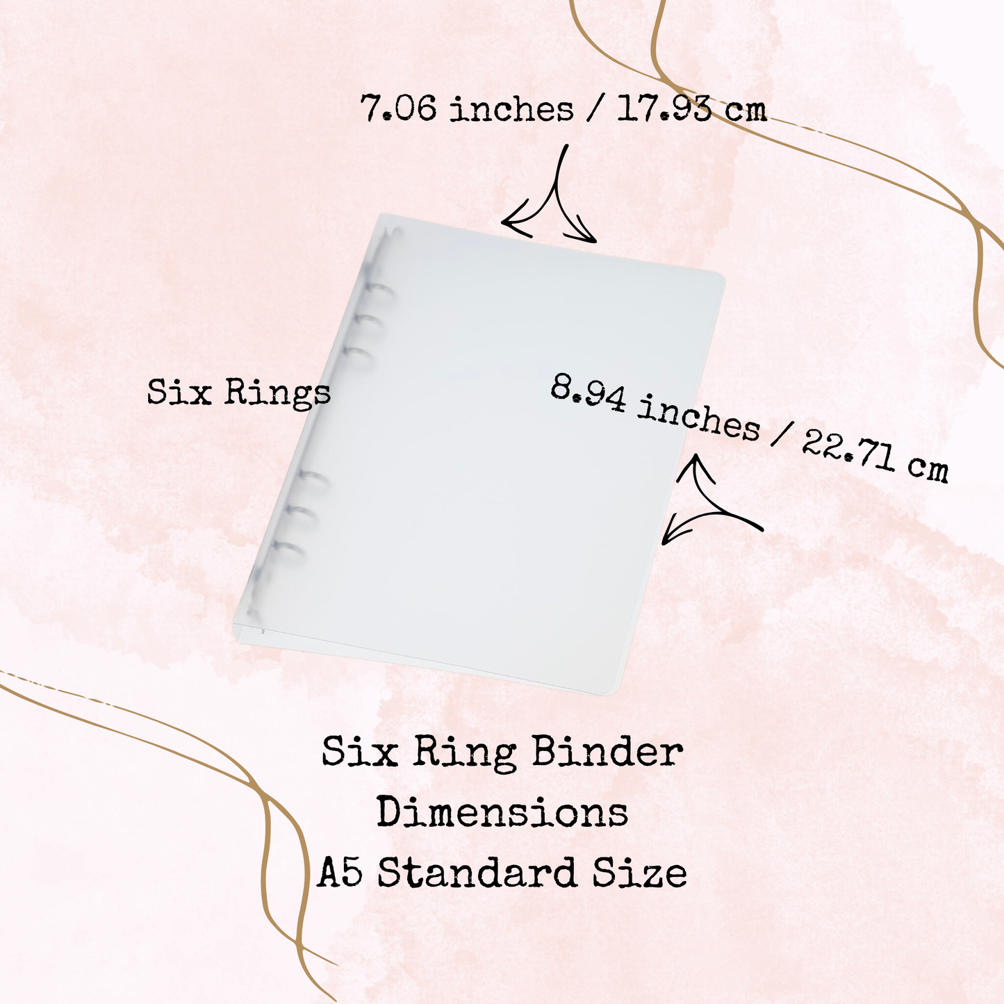 Cafe de Paris - Sticker Storage Binder- A5 Binder - Stationery Accessory - Watercolour