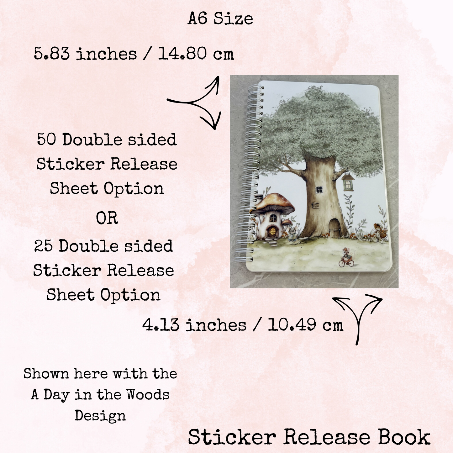 My Sticker Garden - Lavender Meadows - Sticker Release Book - Planner and Journal Accessory - Stationery - Watercolour