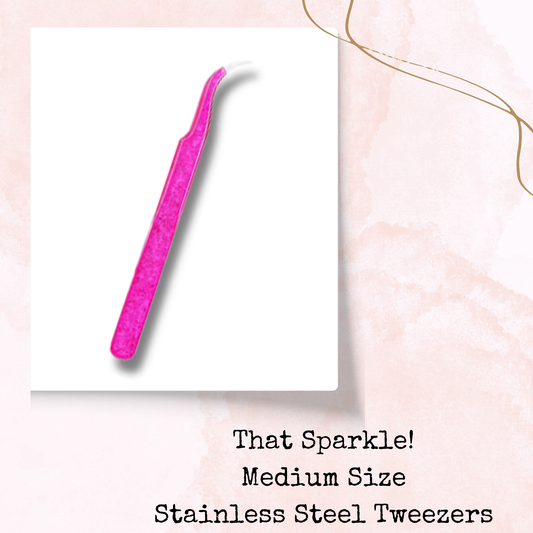 That Sparkle! - Stainless Steel Tweezers - Medium Size - Planner Accessories - Tools