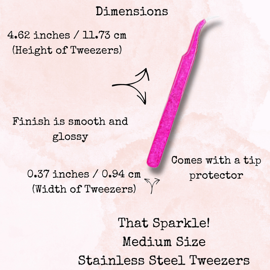 That Sparkle! - Stainless Steel Tweezers - Medium Size - Planner Accessories - Tools