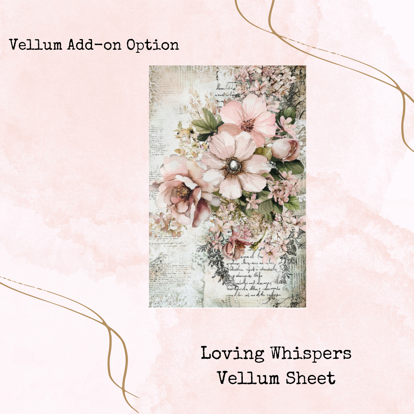 Loving Whispers - Journal Trio - Planner Stickers - Stationery - Watercolour