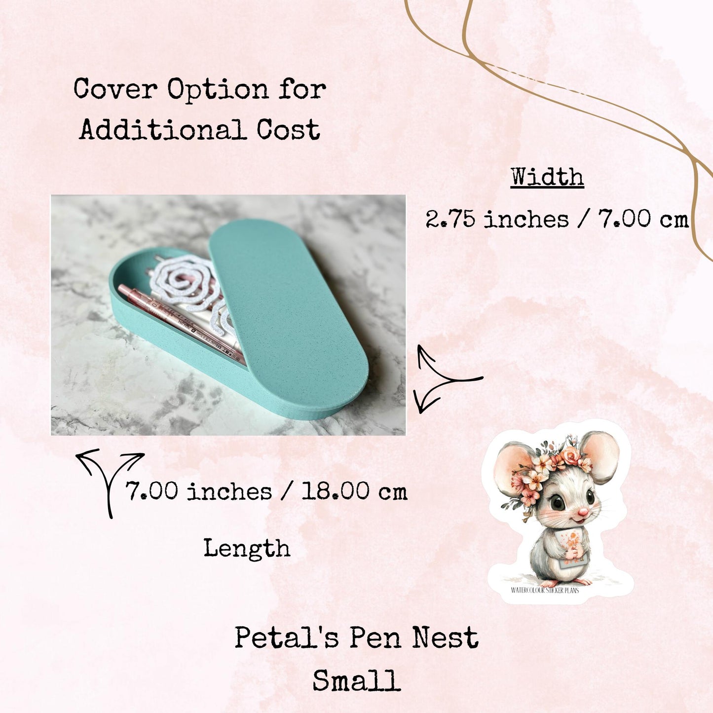 Petal's Pen Nest - Small Pen Holder – Desk Organizer