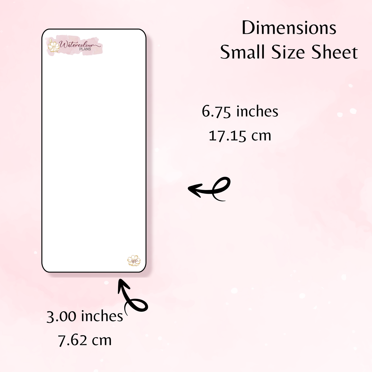 Pink Christmas - Small Size - Planner and Journal Stickers - Stationery – Watercolour