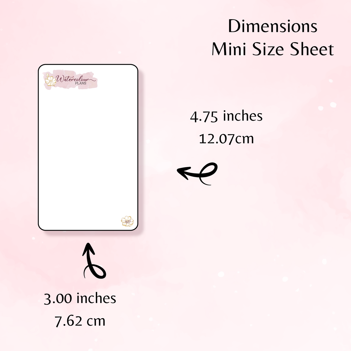 Christmas in Pink - Mini Size - Planner and Journal Stickers - Stationery - Watercolour