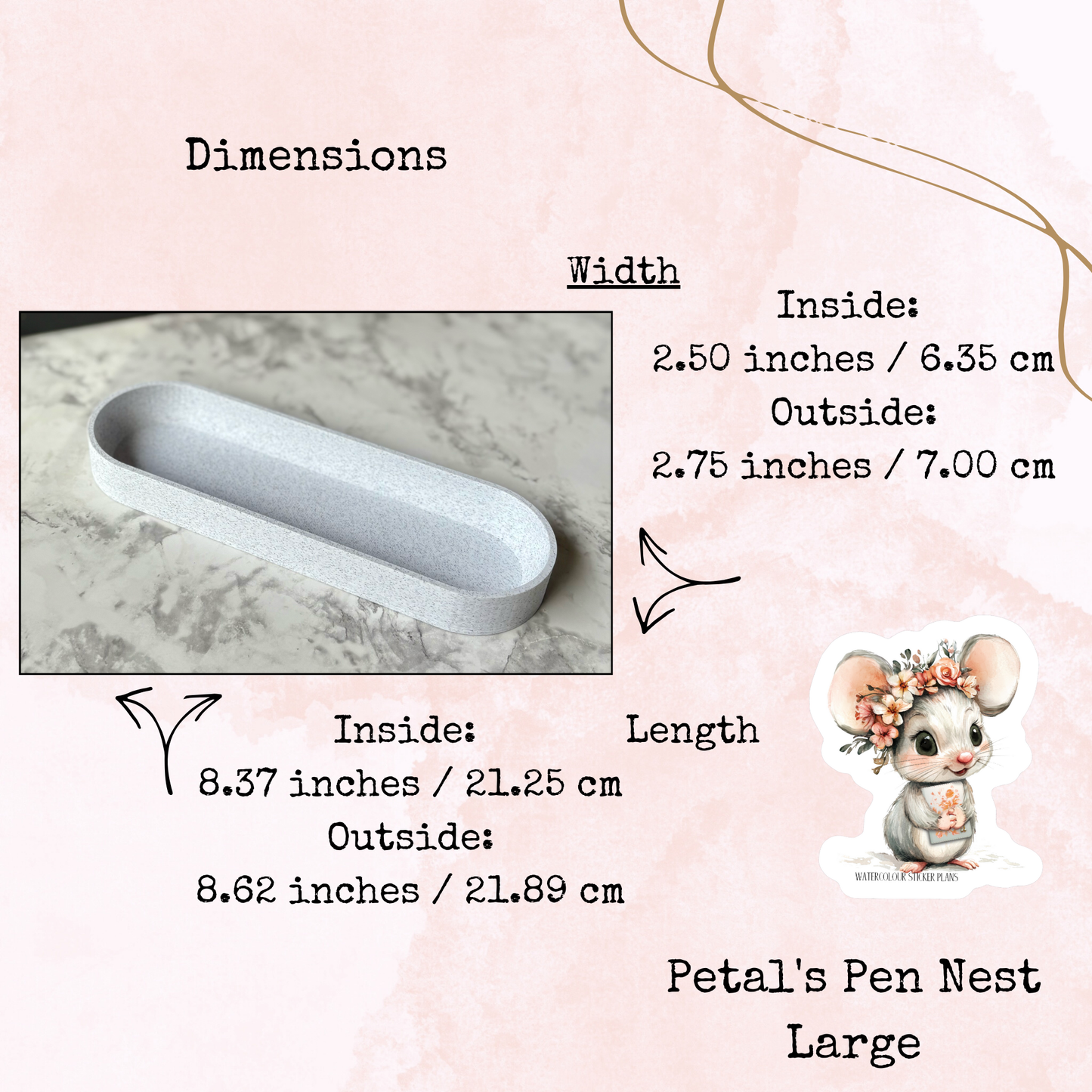 Petal's Pen Nest - Large Pen Holder – Desk Organizer