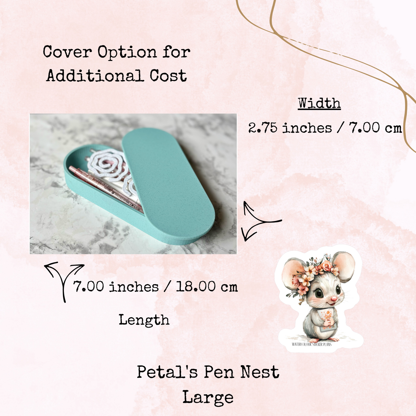 Petal's Pen Nest - Large Pen Holder – Desk Organizer