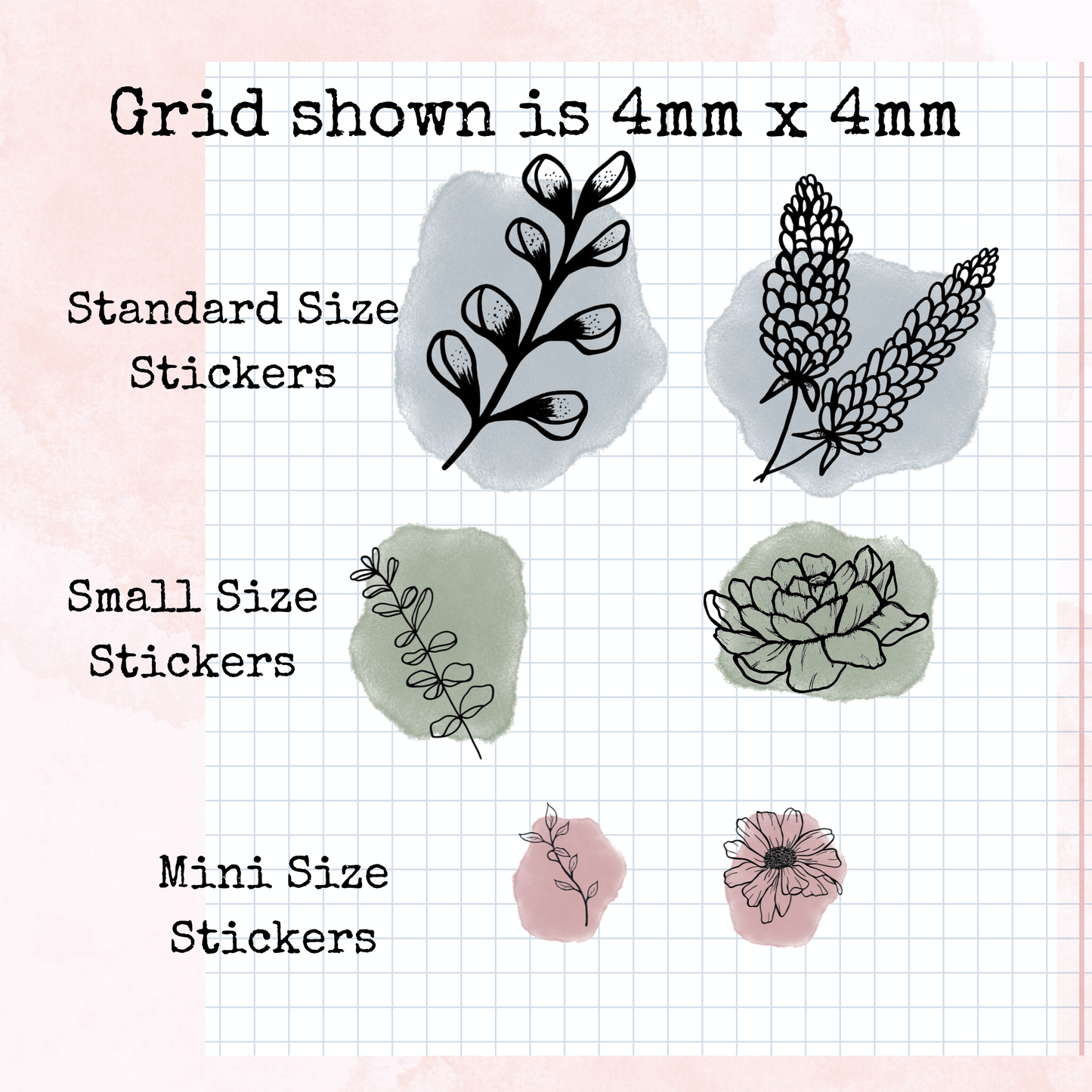 Petals & Pigment - Small Deco - Buttercup - Journal and Planner Stickers - Stationery - Watercolour