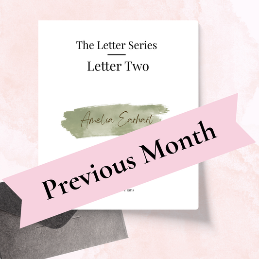The Letter Series - Letter Three - Marie Curie - Monthly Subscription