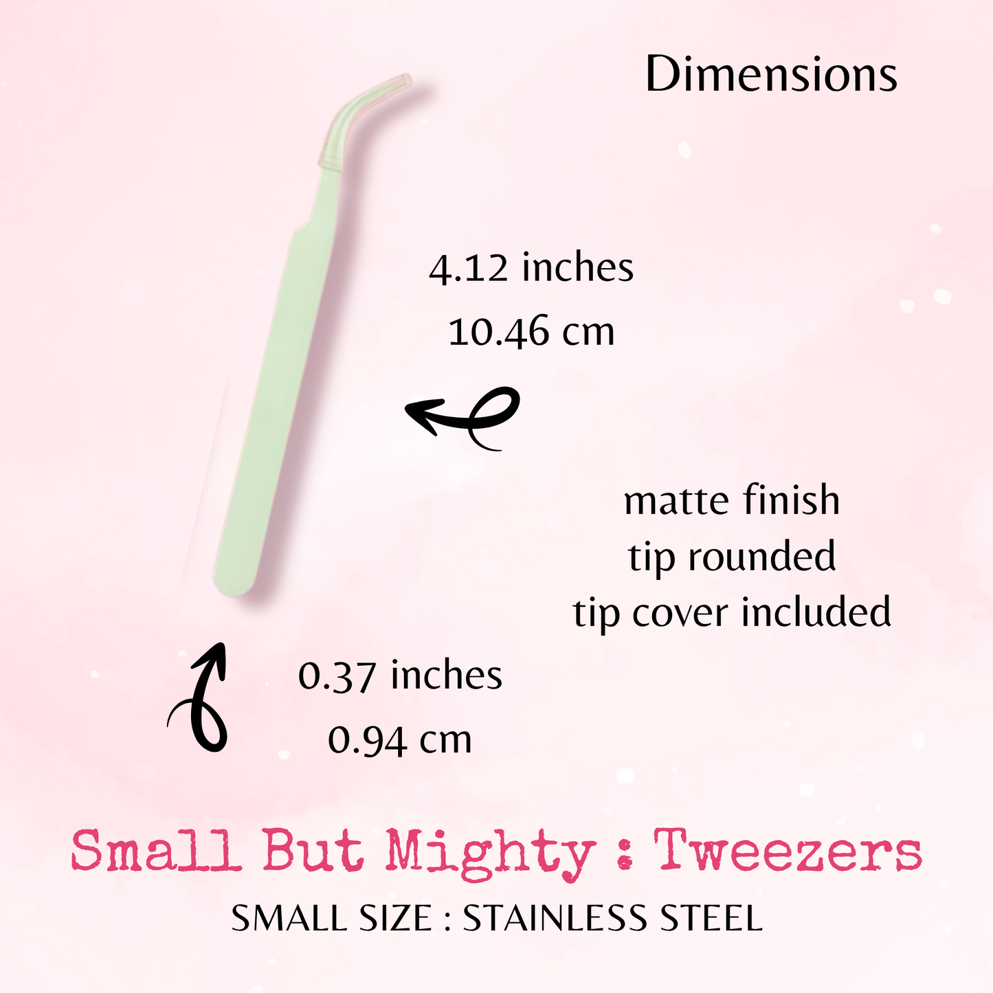 Small But Mighty - Stainless Steel Tweezers - Small Size - Planner Accessories - Tools
