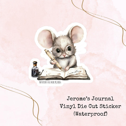 Jerome's Journal - Vinyl Die Cut - Waterproof Sticker