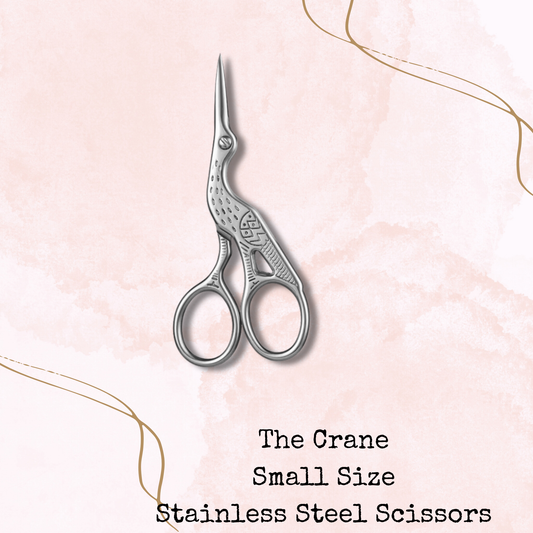 The Crane - Stainless Steel Scissors - Small Size - Planner Accessories - Tools