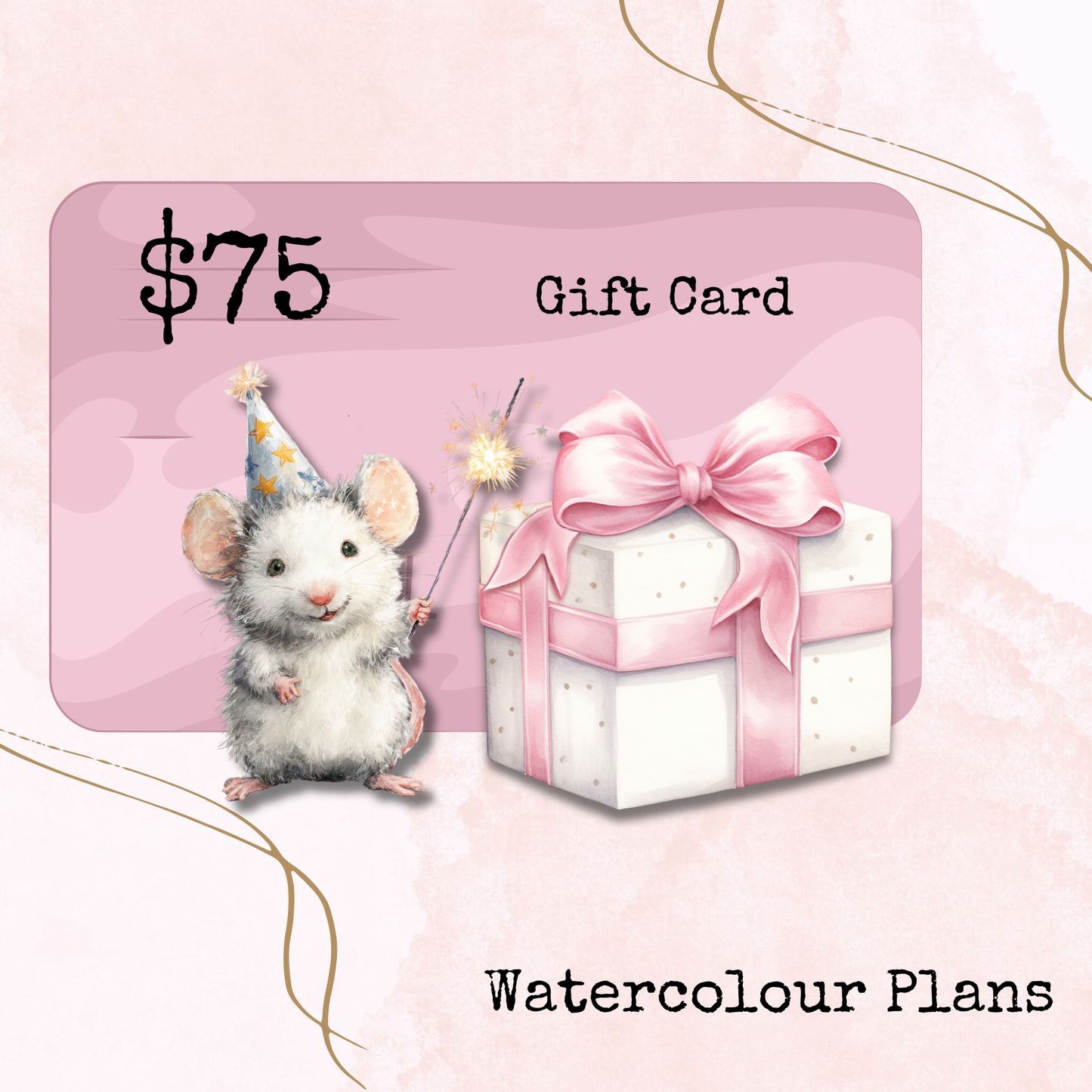 Gift Cards - Watercolour Plans