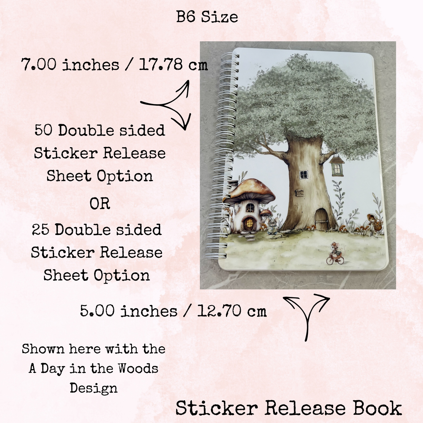 My Sticker Garden - Lavender Meadows - Sticker Release Book - Planner and Journal Accessory - Stationery - Watercolour