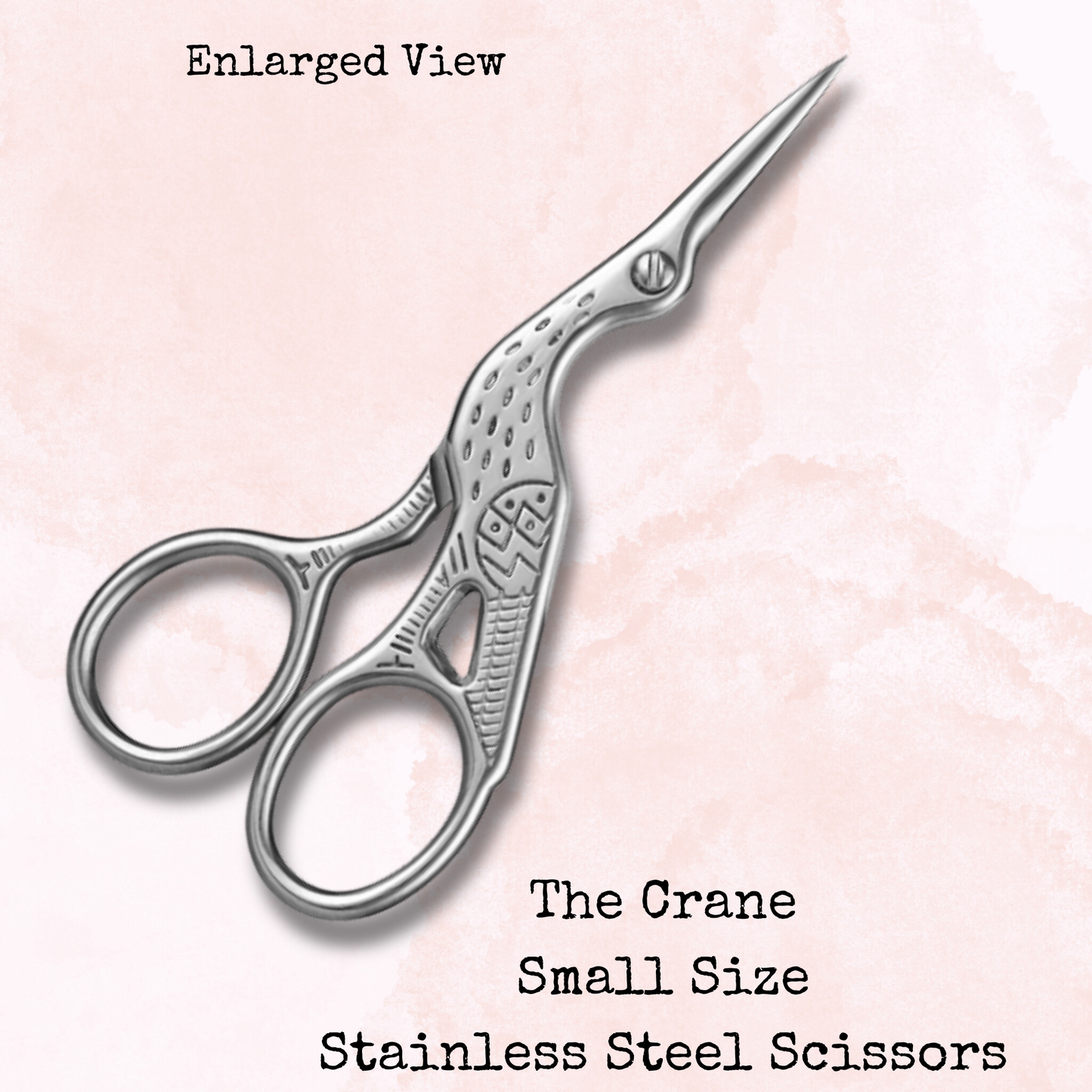 The Crane - Stainless Steel Scissors - Small Size - Planner Accessories - Tools
