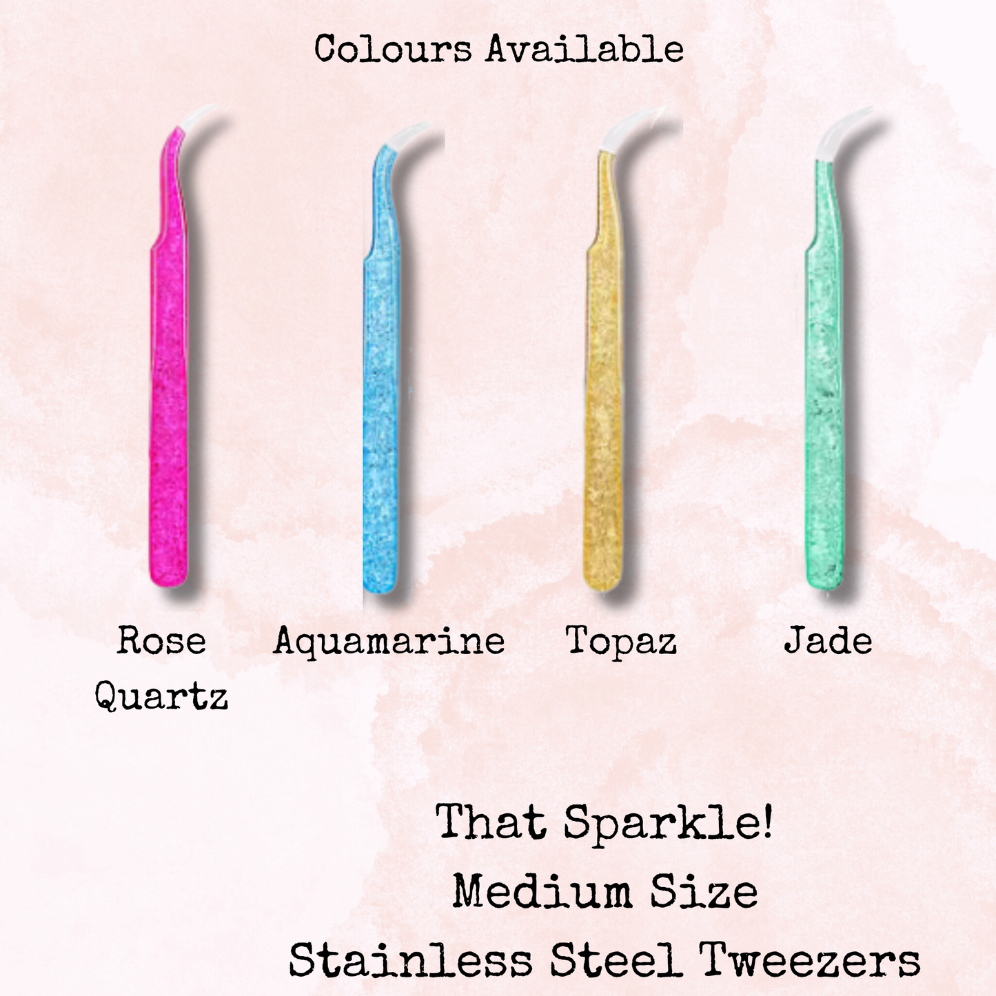 That Sparkle! - Stainless Steel Tweezers - Medium Size - Planner Accessories - Tools