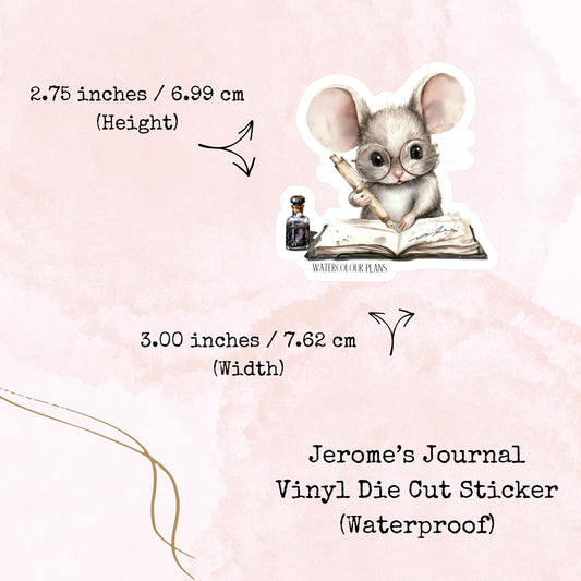 Jerome's Journal - Vinyl Die Cut - Waterproof Sticker
