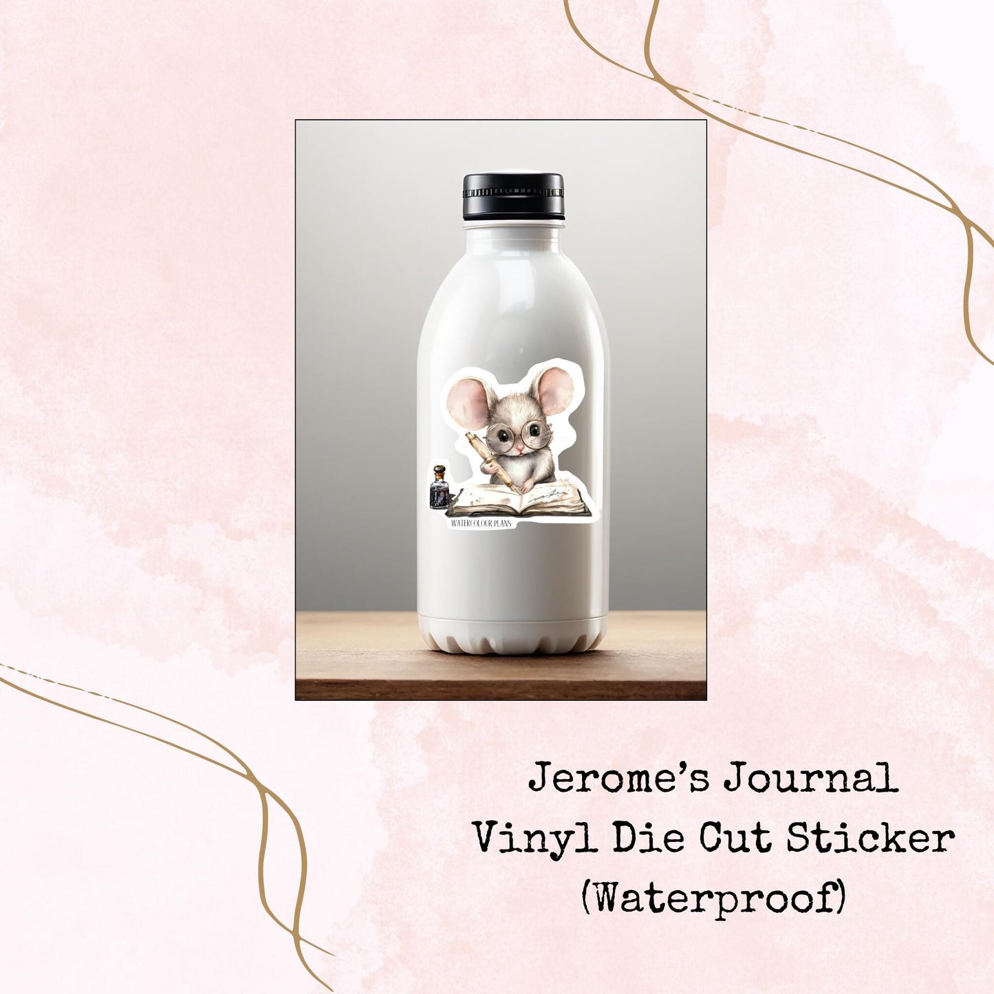 Jerome's Journal - Vinyl Die Cut - Waterproof Sticker