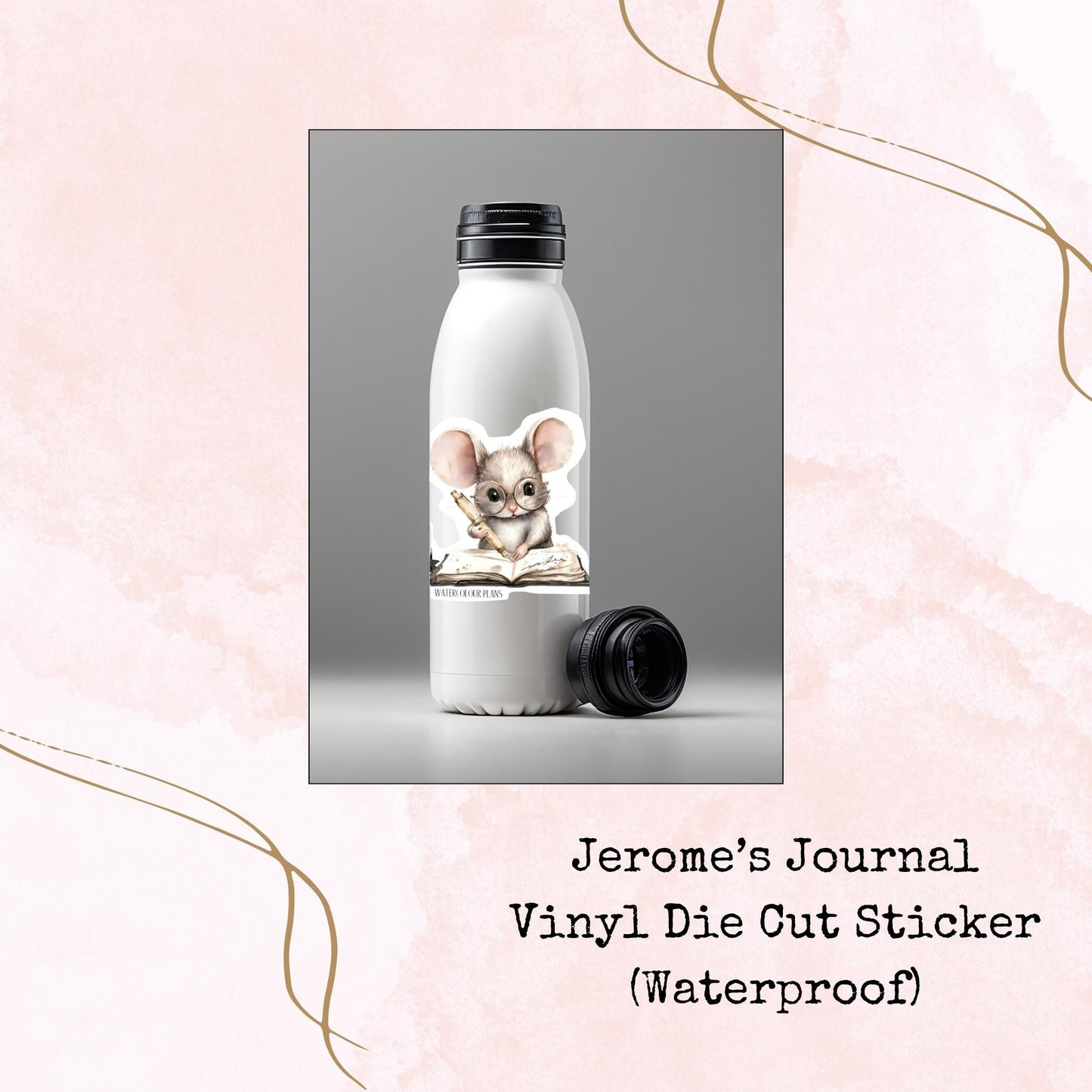 Jerome's Journal - Vinyl Die Cut - Waterproof Sticker